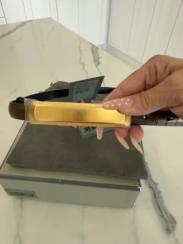 Tom Ford Croc Embossed Belt