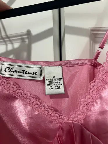 Vintage Pink Satin Camisole