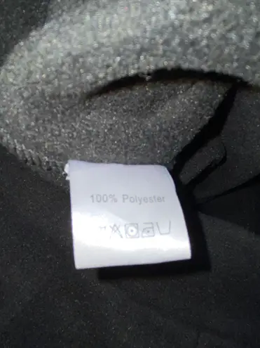 C+D+M collection Fleece Black And Cheetah Print Pullover Sweater