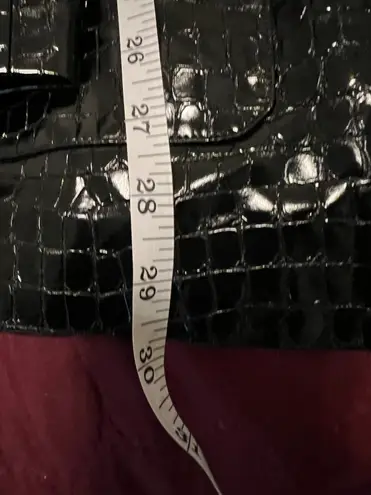 Susana Monaco Black Crocodile Print NWT) single breasted blazer size Small, NWT