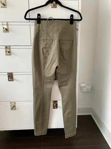 A.L.C. Kingsley High-Waist Lace-Up Skinny Pants