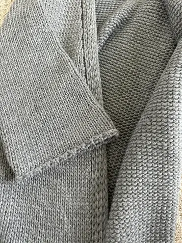 Heartless Jeans chunky knit open front bell sleeveed dark gray cardigan size Sm