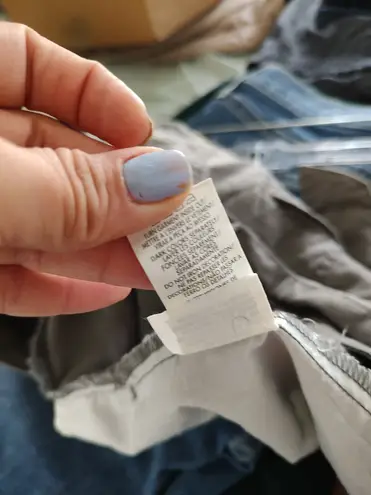 Calvin Klein Jeans Gray Chambray Shorts