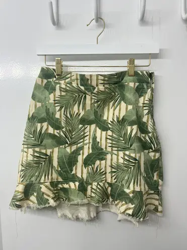 Show Me Your Mumu Bamboo Green Skirt