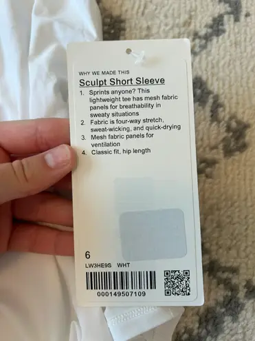 Lululemon Sculpt Short Sleeve