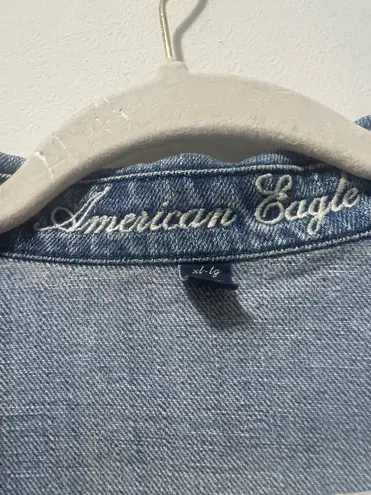 American Eagle *LIKE-NEW* (XL-L)  cropped denim jean jacket