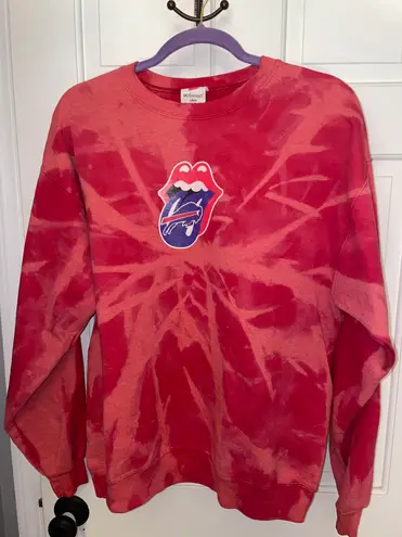 Buffalo Bills Crewneck Sweatshirt Red Size L