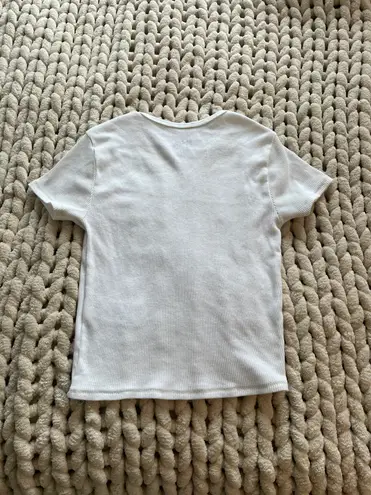 Urban Outfitters White Baby Tee