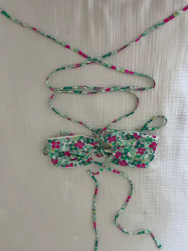 frankie's bikinis X Naomi Malibu Halter String Bikini Top