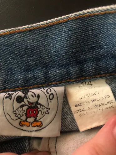 Disney Vintage Mickey Mouse 90s Denim Jeans