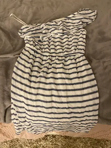 Old Navy Ruffle Sleeve Striped Mini Dress