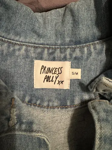 Princess Polly Cropped Denim Jacket