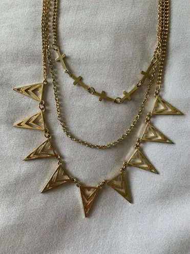 Icing Layered Chain Statement Necklace