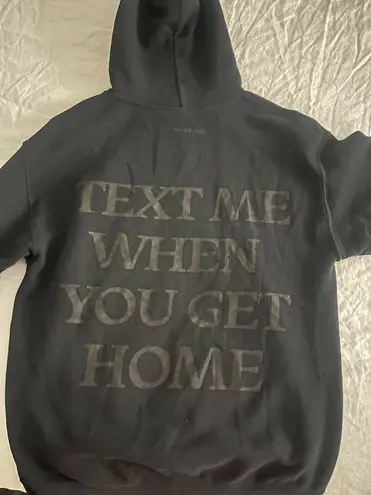 Lonely Ghost  Sweatshirt Text Me When You Get Home - Image 2