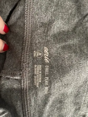 American Eagle Grey Cotton Leggings