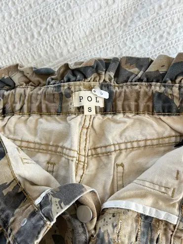 POL Camouflage Jean Shorts