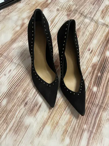 Veronica Beard | Suede Studded Accents Pumps | 7.5