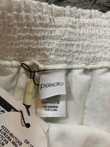 NWT Peixoto white Quinn Crop Top (sz S) & Aurora Mini Skirt (sz M) set