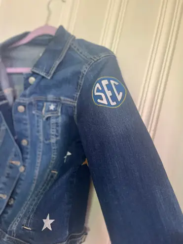 Old Navy Handpainted LSU Jean Jacket