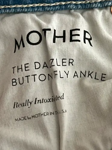MOTHER Denim Mother Superior The dazzler Button Fly Ankle Really Intoxicated Size 25 Women