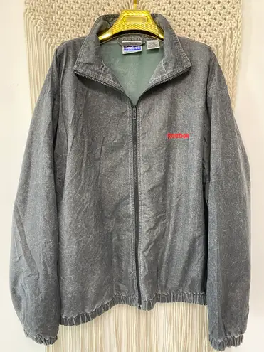 Reebok Vintage  Golf 90s Grey Windbreaker bomber jacket  in Grey