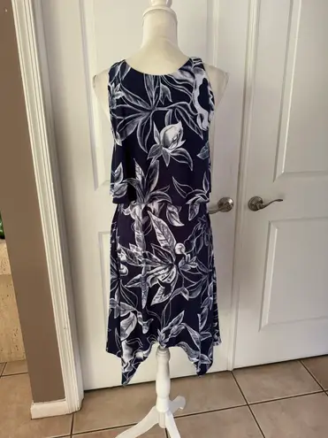 Soma Sleeveless Layered Dress Laguna Lines Navy