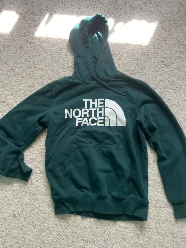 The North Face Green Hoodie Size Small