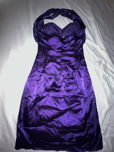 Morgan & Co Dark Purple Dress