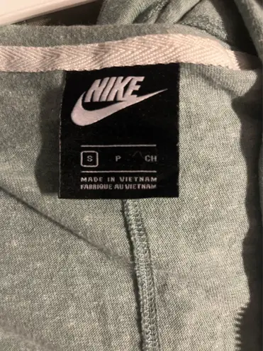 Nike Teal  Zip-Up Sweatshirt