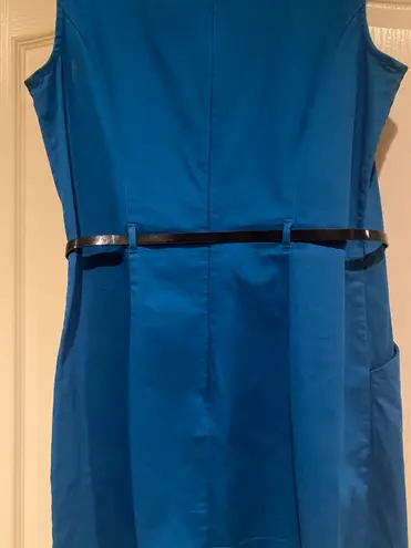 Tommy Hilfiger Royal Blue Belted Dress