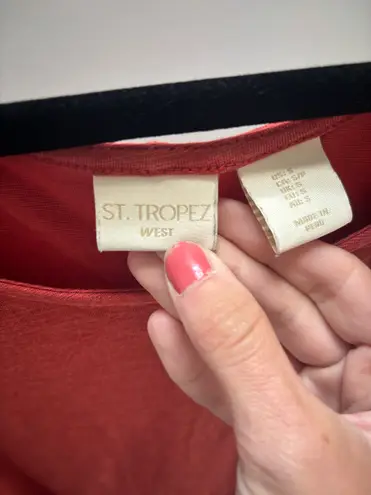 St. Tropez West Red Tank Top