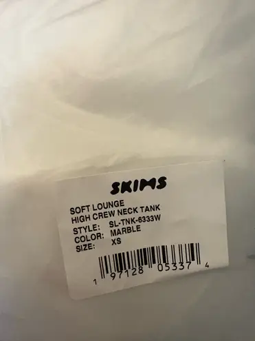 SKIMS soft lounge high core neck tank in marble