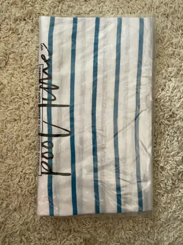 Denim & Co . Textured Knit Summer Sayings Short-Sleeve Striped Top A509472 1X NWT