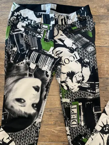 D.E.P.T size S, fun print, pants, waist measurement is 15, length is 32 Multiple - Image 7