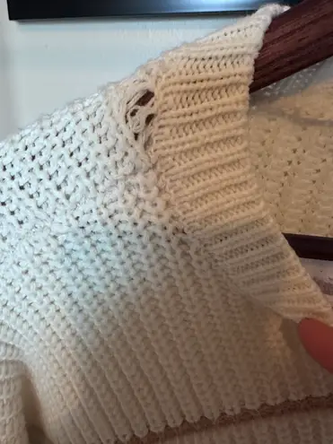 moon&madison Cropped Crewneck Sweater Size Small