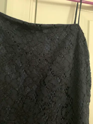 Francesca's NWT Navy Blue Lace Dress