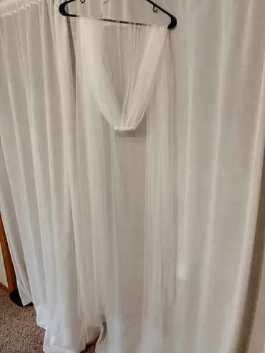 Vow’d Floor Length Tulle Veil White Size undefined - Image 2