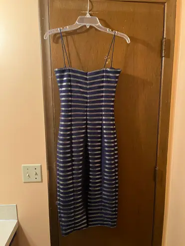 Eliya The Label Amalie Dress in Navy Blue