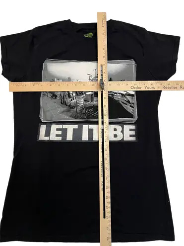 The Beatles The Beatle Let It Be in Studio Woman’s Black T-Shirt XL