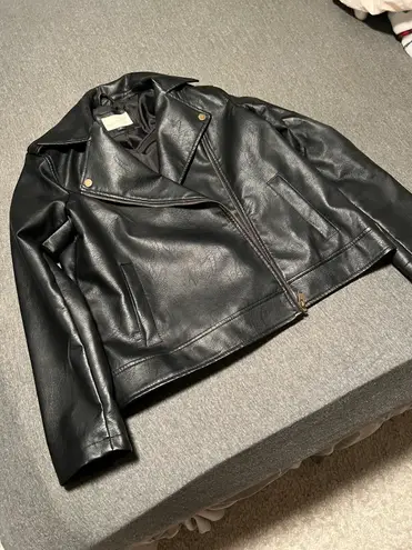 Universal Threads Black Leather Jacket