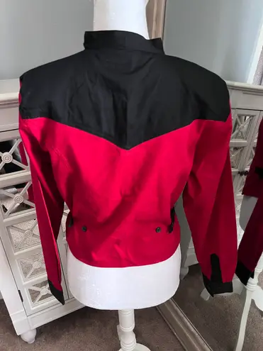 Vintage Southwest Canyon Women’s Western Rodeo Wear Button Down Shirt Red Size M