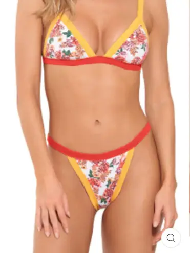Maaji  Green, Yellow, and Red Bikini Set - Image 5