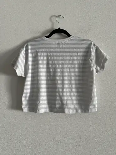 Lululemon Mesh Striped Short Sleeve