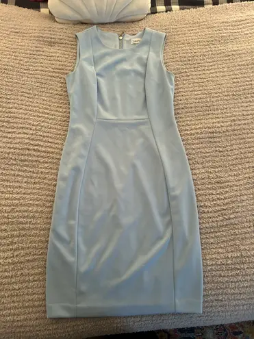 Calvin Klein Light Blue Formal Dress