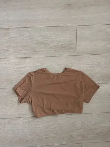 SKIMS Fits Everybody Super Cropped T-Shirt Sienna