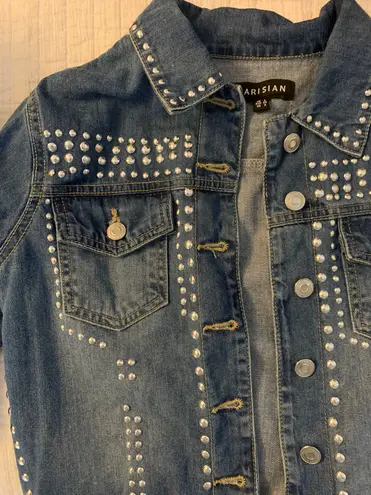 Parisian studded jean jacket