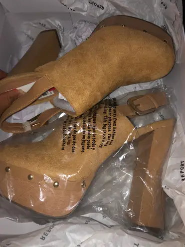 Macy's Report Mylie Tan Slingback Clogs