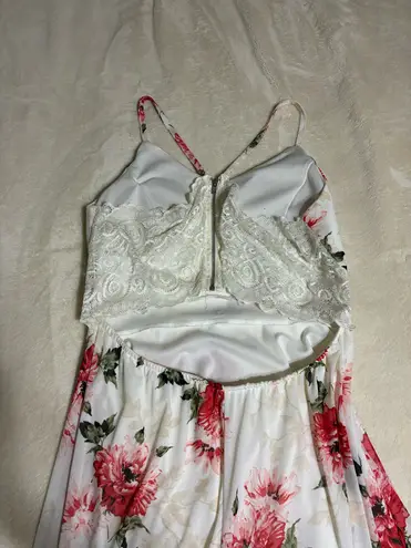 No Boundaries  Dress Floral White