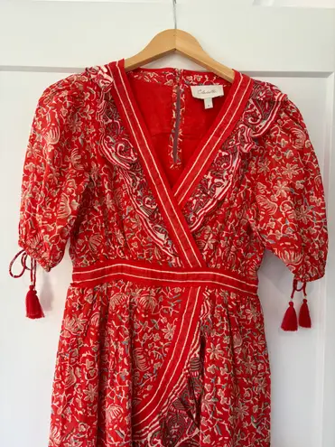 Cleobella Blair Bohemian Ruffle Mini Dress