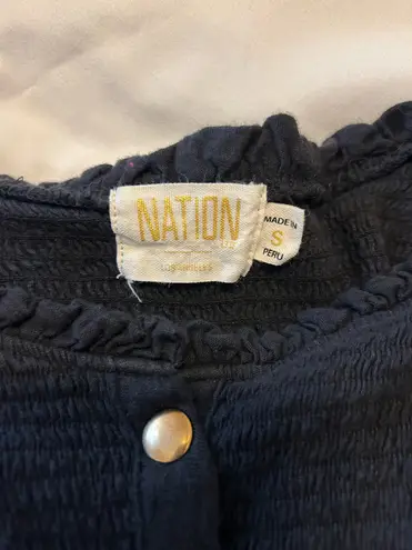 Nation Ltd Ily Smocked Top